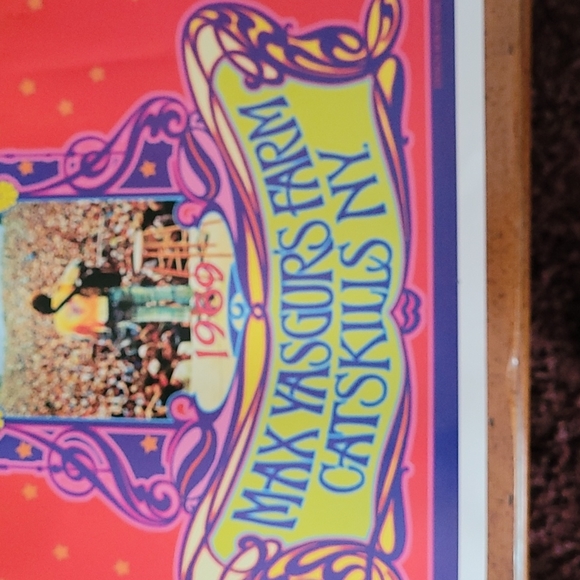 WOODSTOCK, 1969, Poster 24 x 17 1/2, Replica, EUC, not framed. - Picture 5 of 8